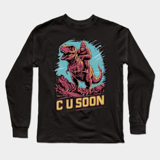 'Bigfoot & T-Rex Long Sleeve T-Shirt